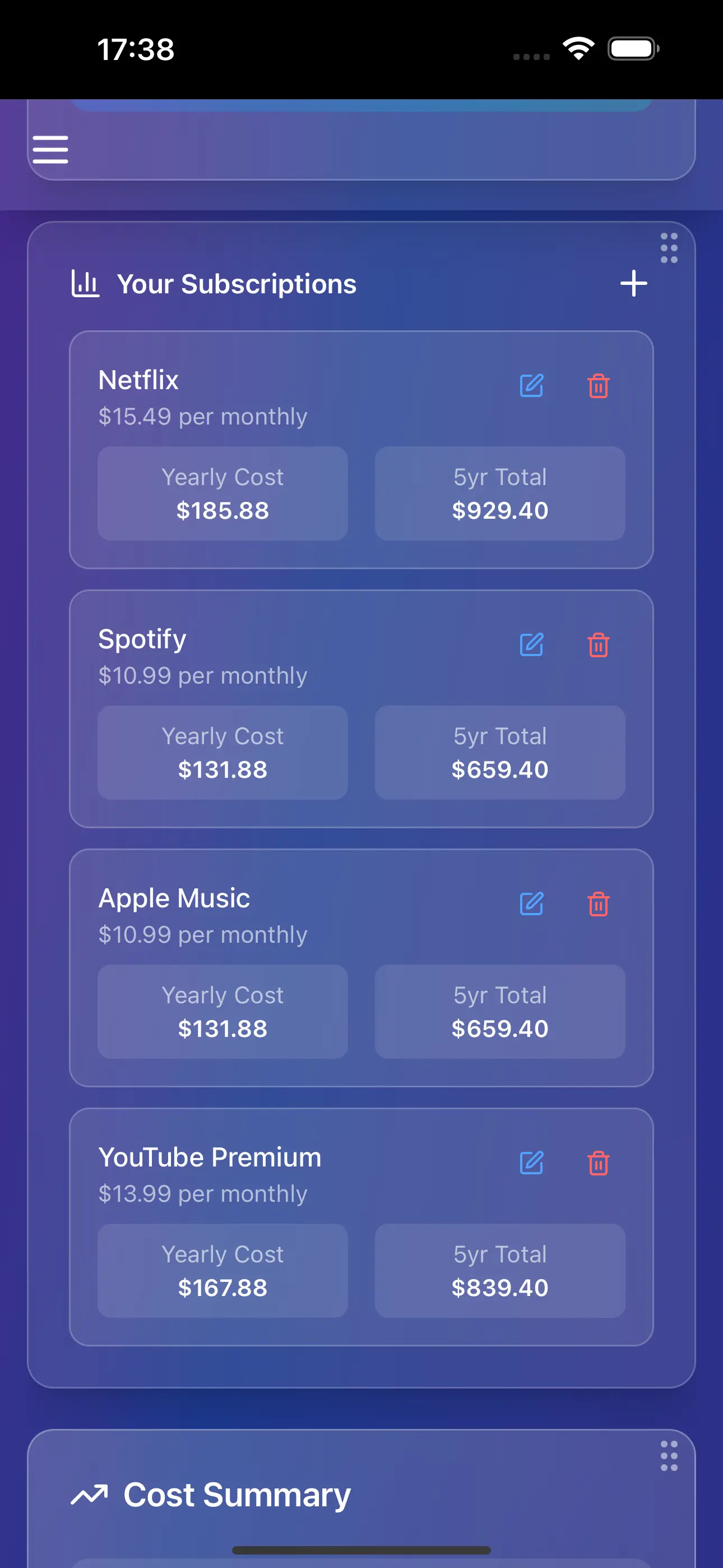 Gallery of Subscription Calculator slide-2